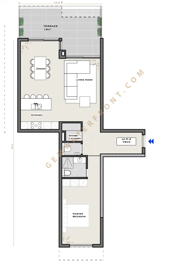 1BR