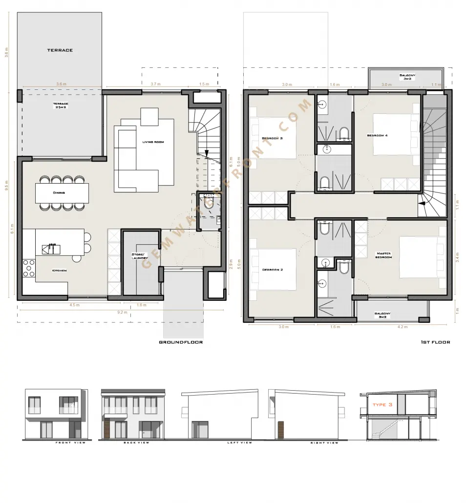 4BR villa